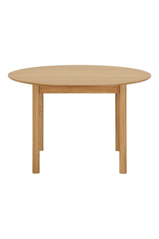 Table à manger extensible avec revêtement en chêne Bundaberg - 120/170/220 x 75 x 120 cm