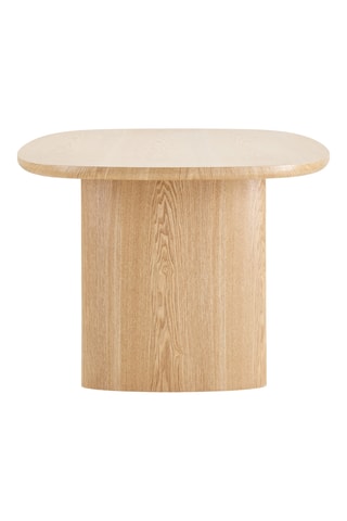 Table à manger avec revêtement en frêne Serra - 210 x 75 x 110 cm