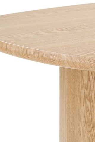 Table à manger avec revêtement en frêne Serra - 210 x 75 x 110 cm