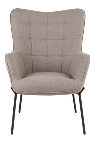 Fauteuil Glasgow - Beige - En polyester