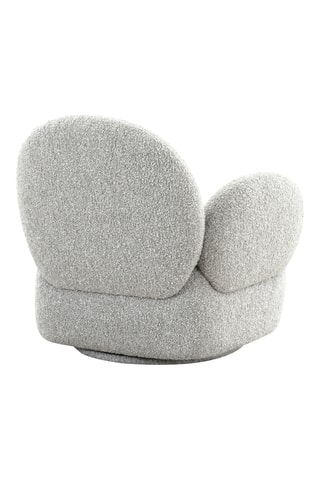 Fauteuil Messina - Gris clair - En polyester