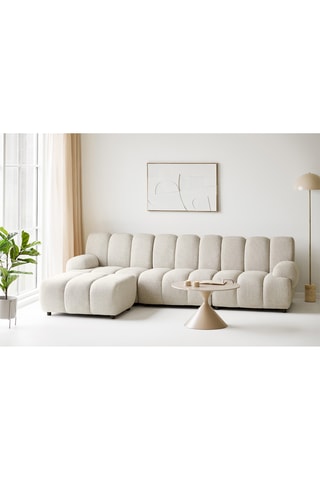 Chauffeuse Taza - Ecru - 1 place - En polyester