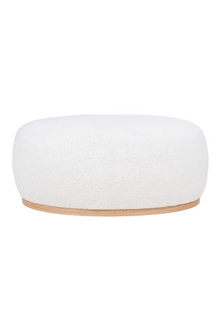 Pouf Manhattan - Blanc - En polyester