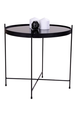 Table basse en verre Venezia - 48 x 48 x 48 cm