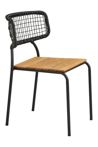 Chaise de jardin en teck Nashville - 55 x 53 x 83 cm