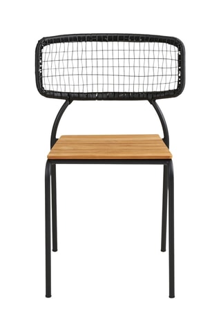 Chaise de jardin en teck Nashville - 55 x 53 x 83 cm