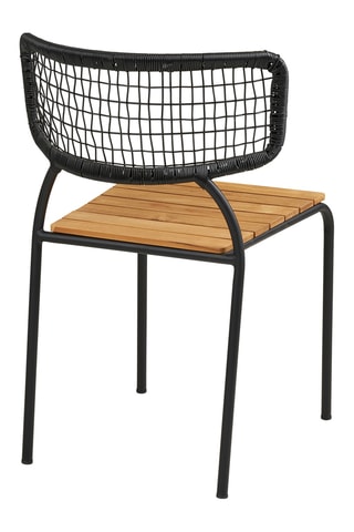 Chaise de jardin en teck Nashville - 55 x 53 x 83 cm