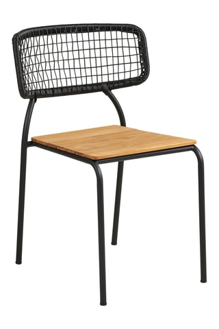 Chaise de jardin en teck Nashville - 55 x 53 x 83 cm