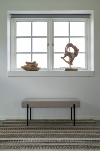 Banc Swindon - Beige - En tissu