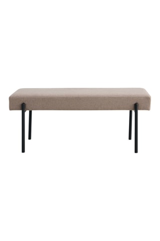 Banc Swindon - Beige - En tissu