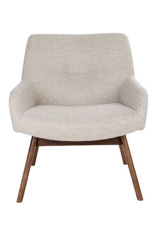 Fauteuil London - Beige - En tissu