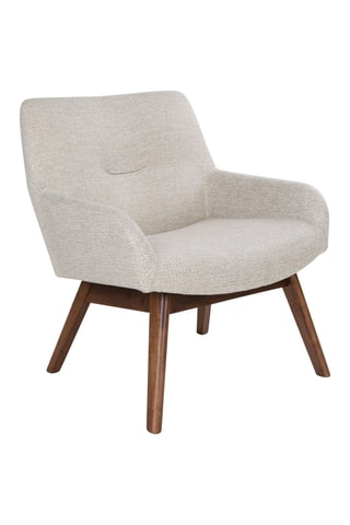 Fauteuil London - Beige - En tissu