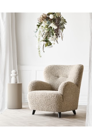 Fauteuil Lunaro - Marron clair - En polyester