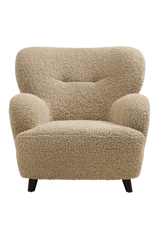 Fauteuil Lunaro - Marron clair - En polyester