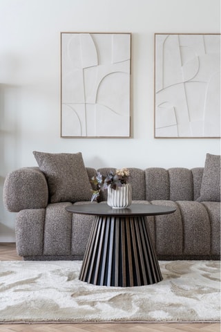 Canapé Aurora - Marron -  En polyester