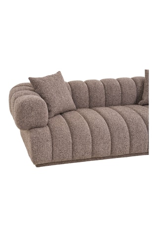 Canapé Aurora - Marron -  En polyester