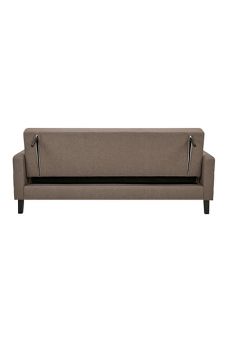 Canapé convertible Milton - Marron -  En polyester