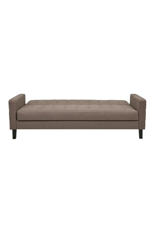 Canapé convertible Milton - Marron -  En polyester