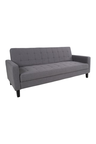 Canapé convertible Milton - Gris foncé -  En polyester