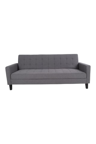 Canapé convertible Milton - Gris foncé -  En polyester