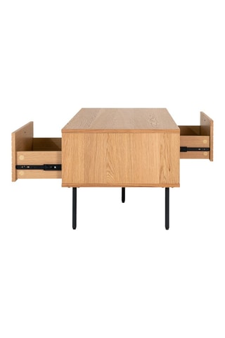 Table basse 2 tiroirs Kyoto - 100 x 45 x 50 cm