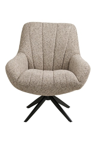 Fauteuil Grandola - Gris clair - En tissu