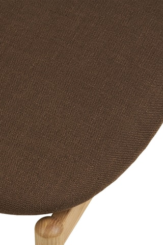 Repose-pieds en chêne Olvera - 53,5 x 38 x 43 cm