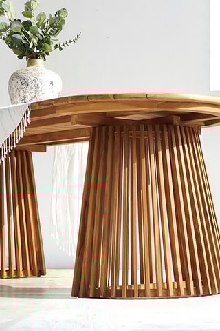 Table à manger en teck Berja - 200 x 75 x 90 cm