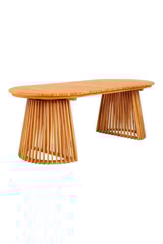 Table à manger en teck Berja - 200 x 75 x 90 cm