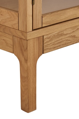 Vaisselier 2 portes en verre Zamora - 90 x 126 x 40 cm