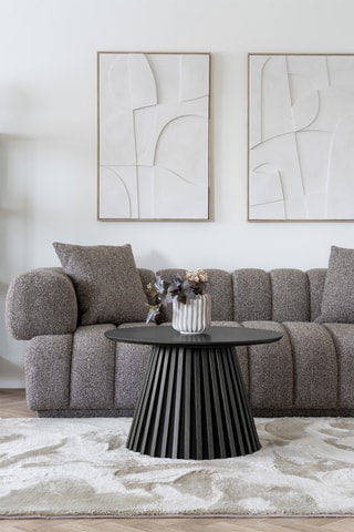 Table basse avec revêtement en chêne Osaka - 70 x 45 x 70 cm