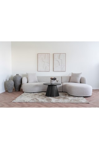 Table basse avec revêtement en chêne Osaka - 70 x 45 x 70 cm