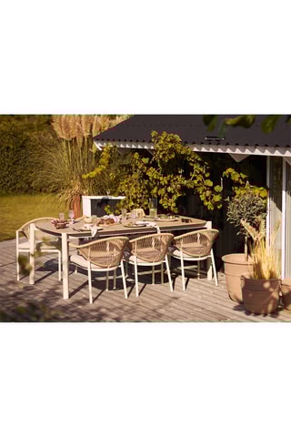 Table à manger Abela - 200 x 74 x 100 cm