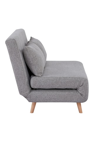 Canapé convertible Marlow - Gris - 2 places - En polyester