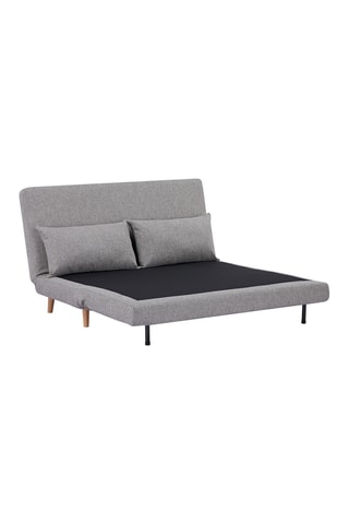 Canapé convertible Marlow - Gris - 2 places - En polyester