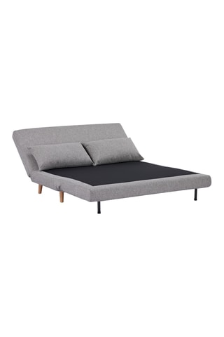 Canapé convertible Marlow - Gris - 2 places - En polyester