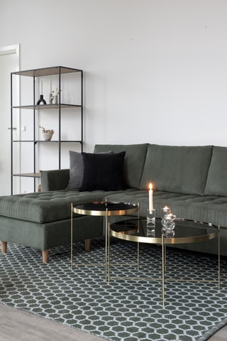 Table basse en verre Venezia - 48 x 48 x 48 cm