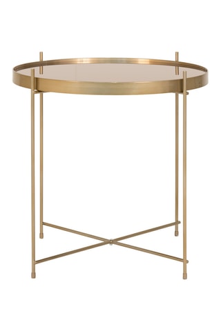 Table basse en verre Venezia - 48 x 48 x 48 cm