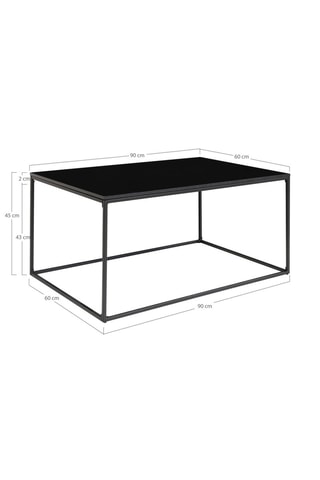 Table basse Vita - 90 x 45 x 60 cm