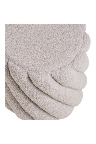 Pouf Sana - Gris clair - En polyester