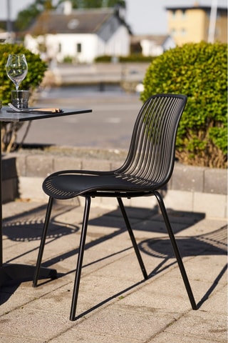 4 chaises de jardin Branson - 55 x 82 x 46,5 cm