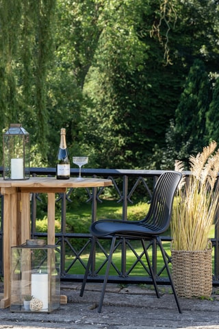 4 chaises de jardin Branson - 55 x 82 x 46,5 cm