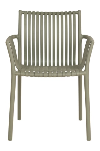 4 chaises de jardin Tulsa - 59,5 x 82,5 x 56,5 cm