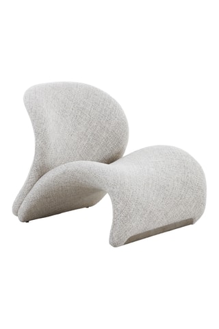 Fauteuil Sofia - Gris clair - En polyester