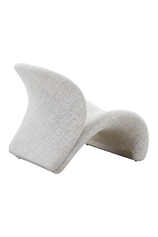 Fauteuil Sofia - Gris clair - En polyester