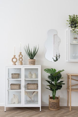 Vitrine 2 portes Brisbane - 80 x 101 x 40 cm