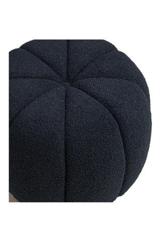 Pouf Paisley - Bleu marine - En polyester