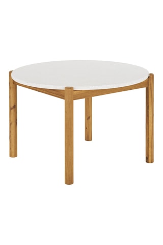 Table à manger de jardin en acacia Terracina - 120 x 120 x 76 cm