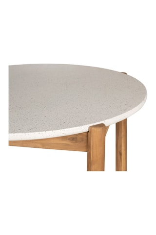 Table à manger de jardin en acacia Terracina - 120 x 120 x 76 cm