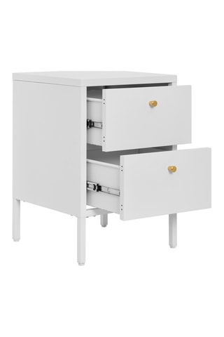 Commode 2 tiroirs Dalby - 40 × 40 × 59,5 cm